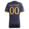 Real Madrid adidas 2023/24 Away Replica Custom Jersey - Navy
