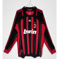 2006/2007 AC Milan Home Retro Jersey-Red