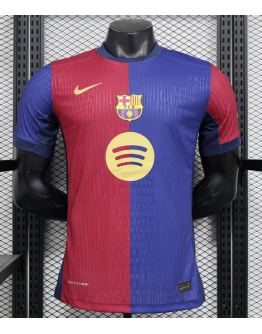 2024/25 Barcelona Nike Home Replica Custom Soccer Jersey Player Version- Royal