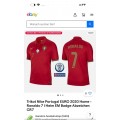 Portugal 2020 home retro jersey