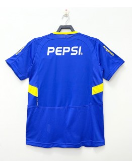 03/04 season Boca Juniors home retro jersey