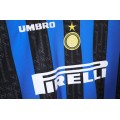 1997/1998 season Inter Milan Home fan version  Retro Jersey-blue