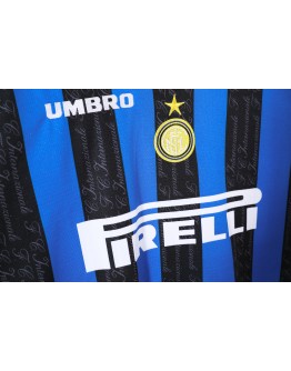 1997/1998 season Inter Milan Home fan version  Retro Jersey-blue