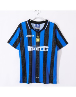 1997/1998 season Inter Milan Home fan version  Retro Jersey-blue
