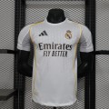 Real Madrid adidas 2025/26 Home Replica Custom Jersey - White