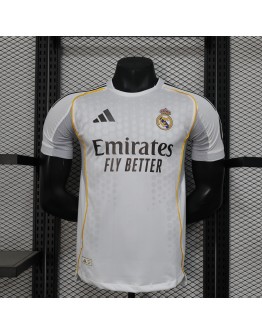 Real Madrid adidas 2025/26 Home Replica Custom Jersey - White